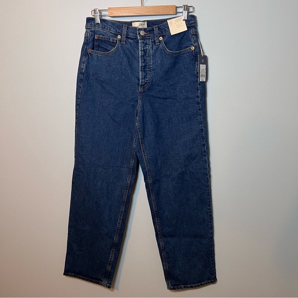 Universal Thread Highest-Rise Straight Jeans Women’s 8 R Slim Hip & Thigh NEW! - Picture 1 of 7